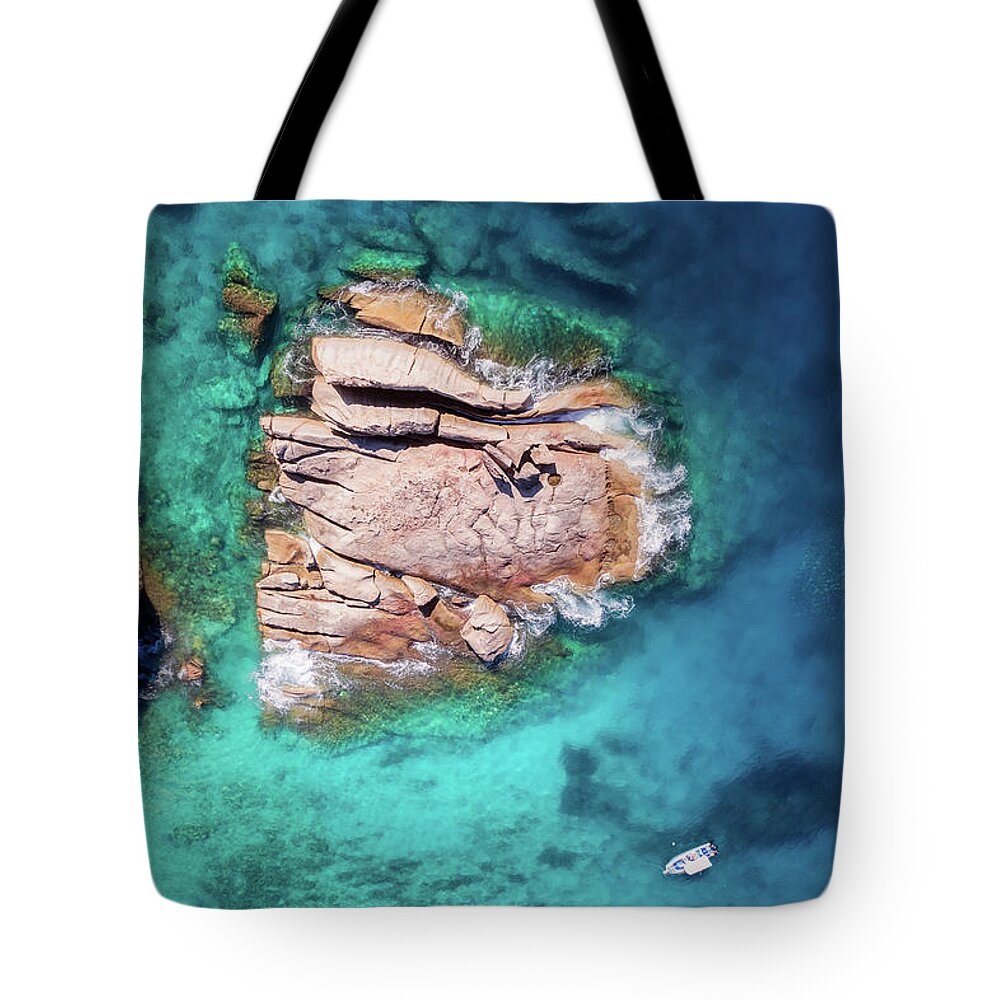 Heart Tote Bag featuring the photograph Heart rock #2 by Erika Valkovicova