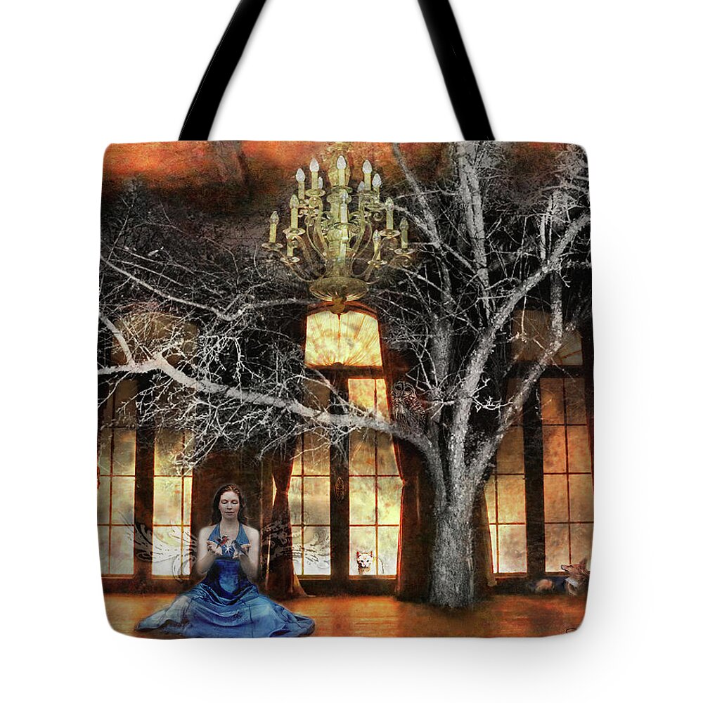Sharaabel Tote Bag featuring the photograph Hidden World by Shara Abel