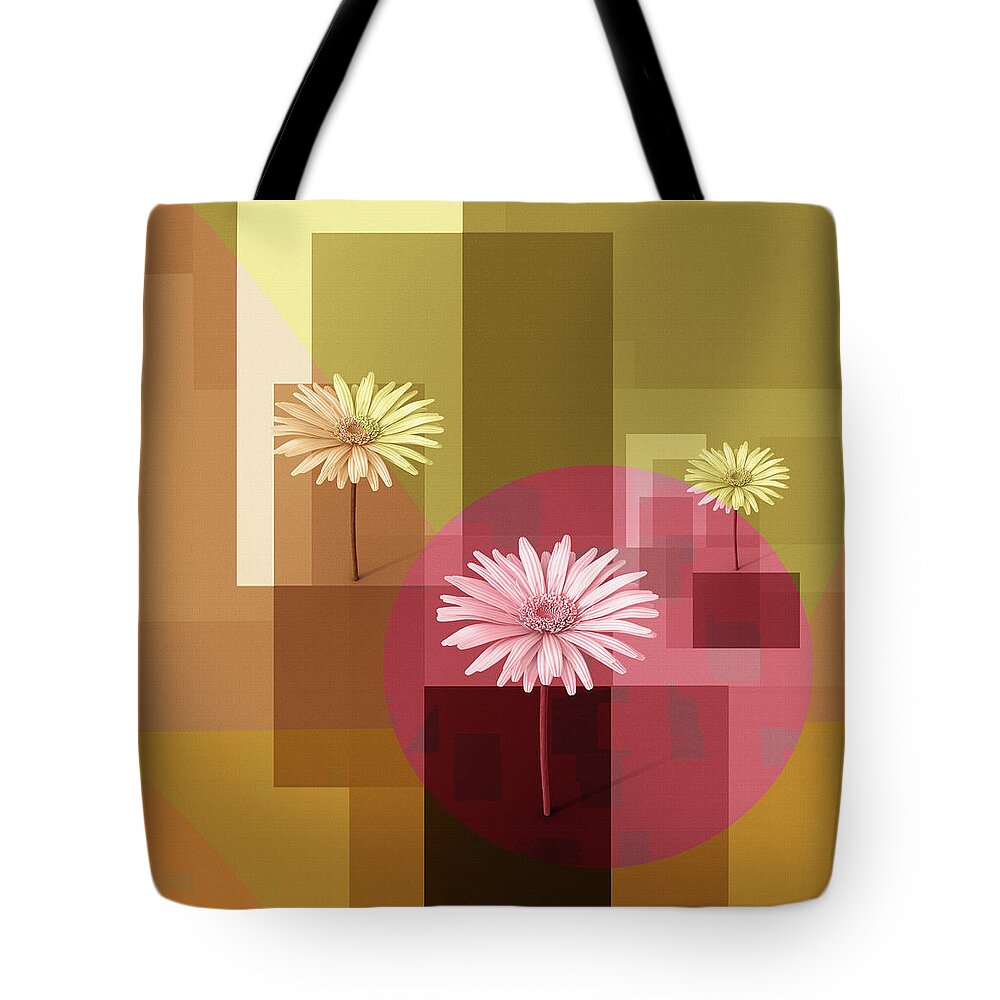 Contemporary Tote Bag featuring the digital art Interior design 2 #1 by Andrew Penman