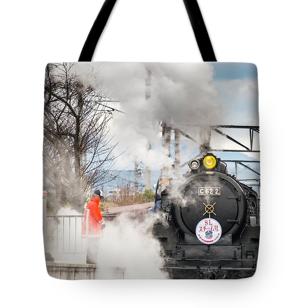 C62-2 Tote Bag featuring the photograph Kyoto Railway Museum #1 by David L Moore