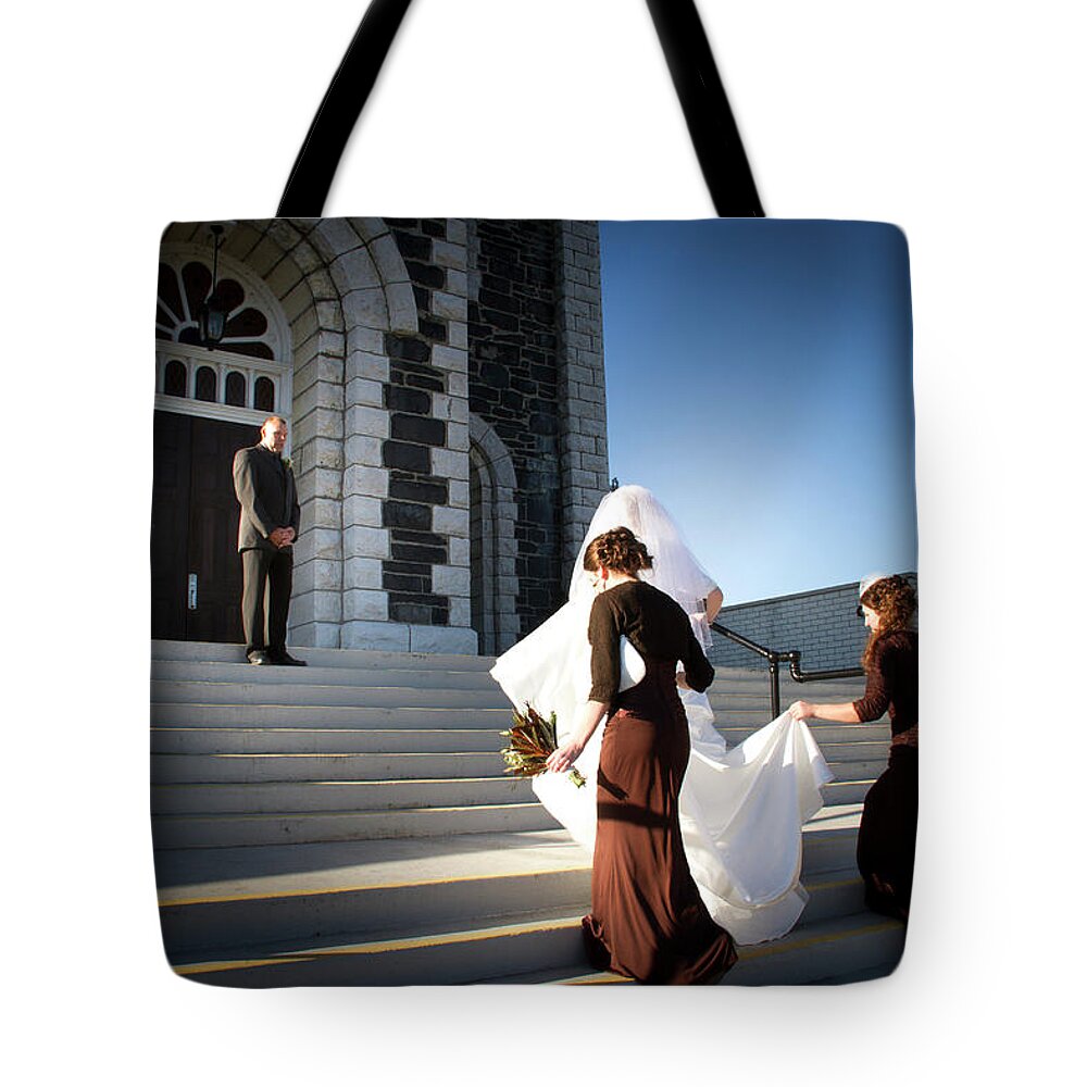 Lisa And Michel Tote Bag featuring the photograph Lisa and Michel #1 by Daniel Martin