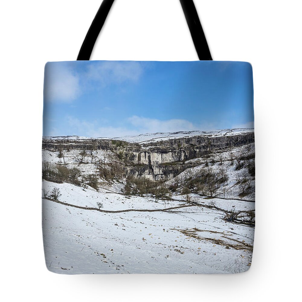 Uk Tote Bag featuring the photograph Malham Cove, Yorkshire Dales by Tom Holmes Photography