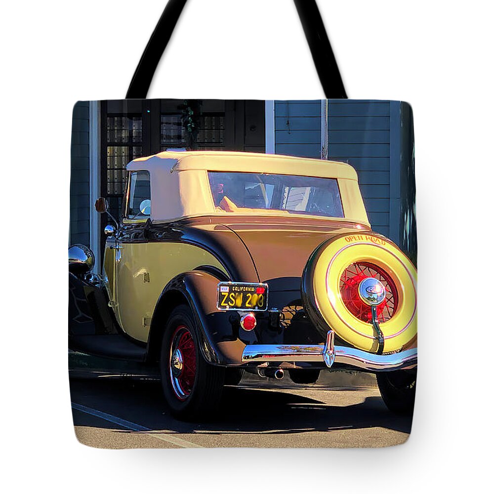 Old Car Tote Bag featuring the photograph Model T Ford Los Olivos California #2 by Floyd Snyder