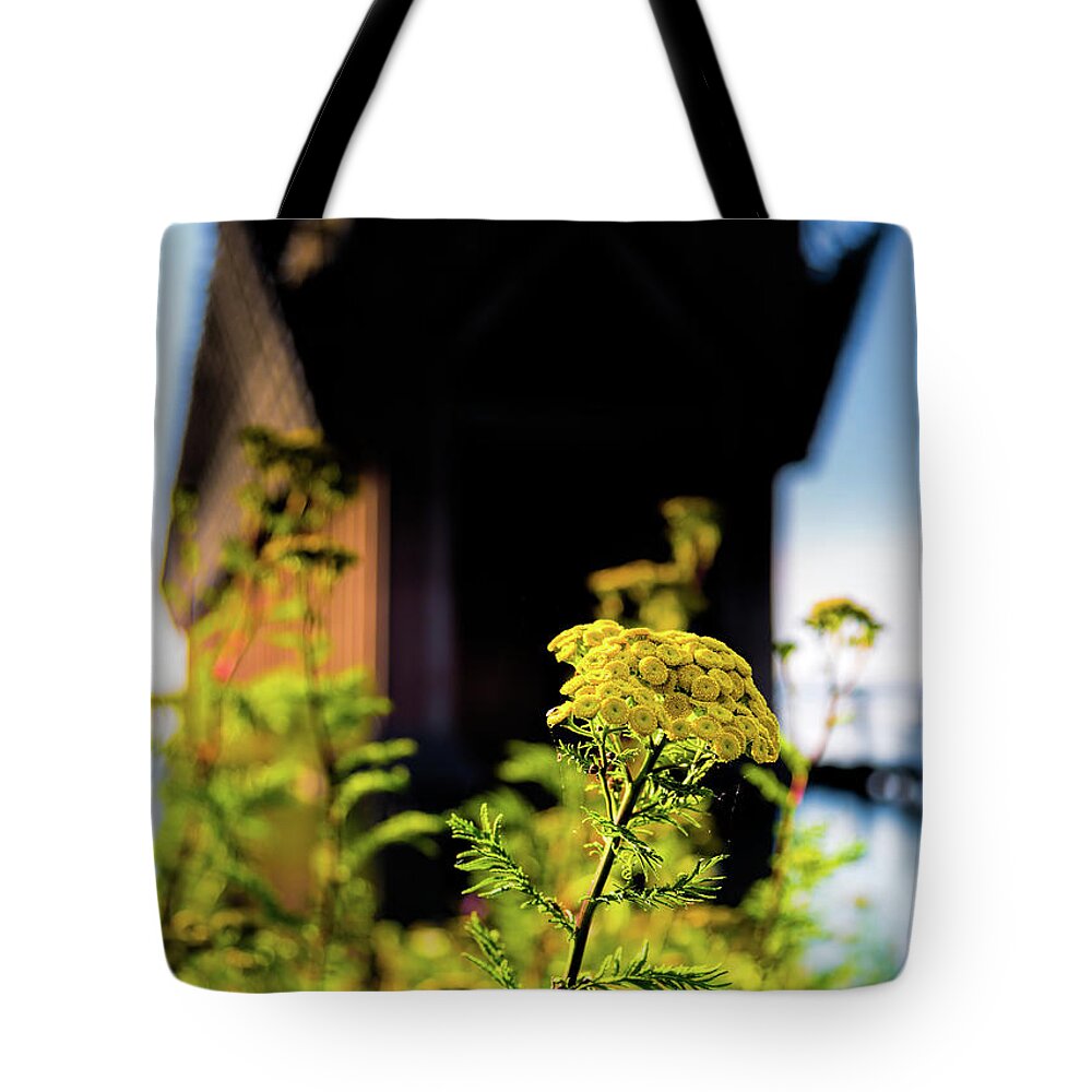 Ore Dock Tote Bag featuring the photograph Ore Dock by Joe Holley