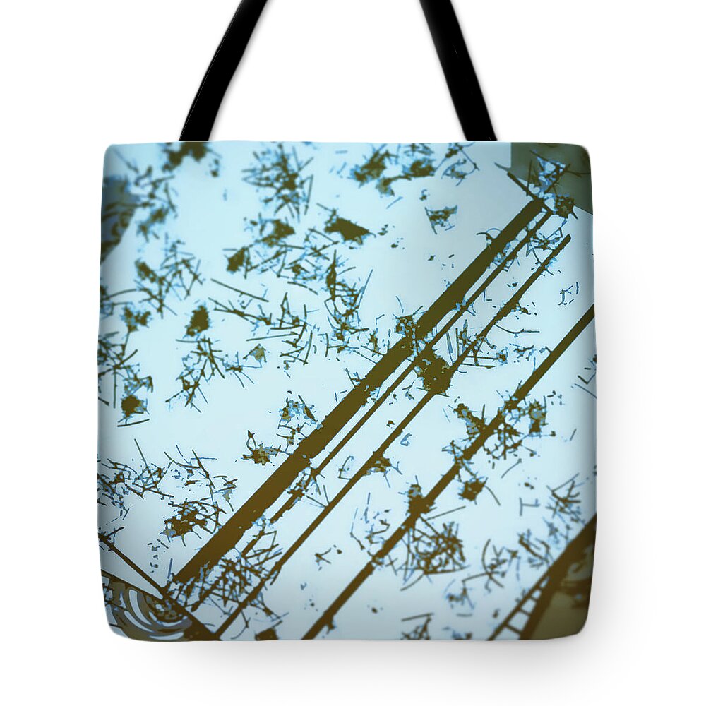 Abstract Tote Bag featuring the digital art Pattern 18 by Marko Sabotin