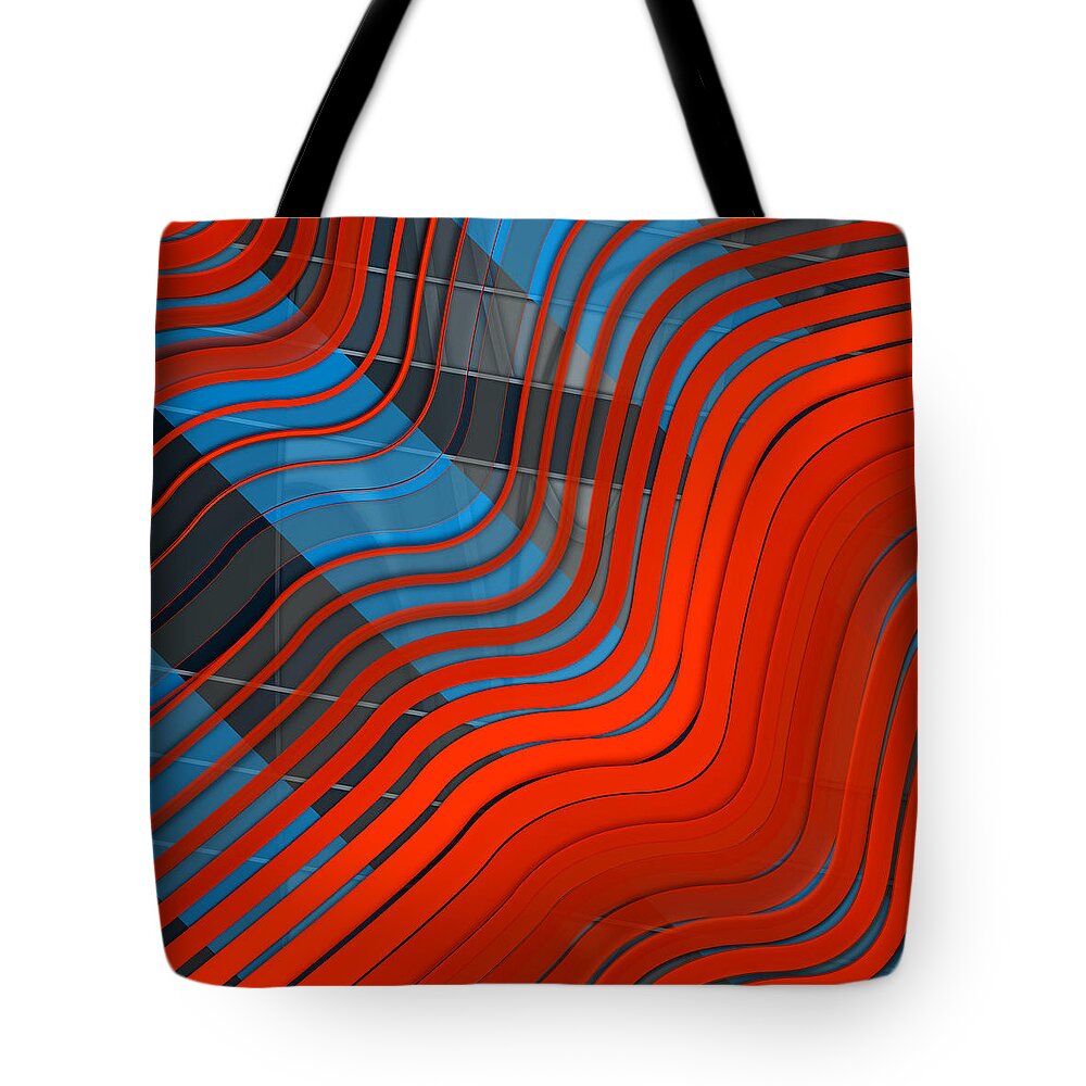 Abstract Tote Bag featuring the digital art Pattern 22 #1 by Marko Sabotin