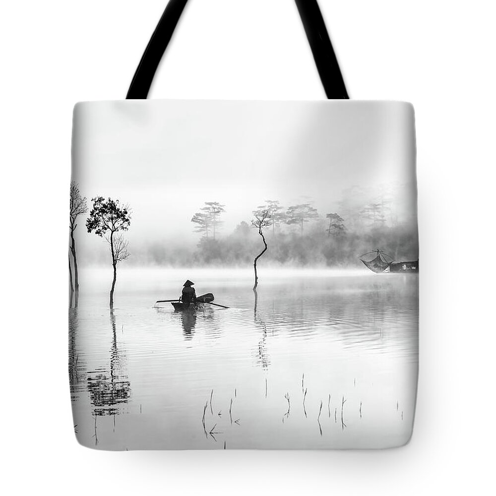 Awesome Tote Bag featuring the photograph Peaceful #2 by Khanh Bui Phu