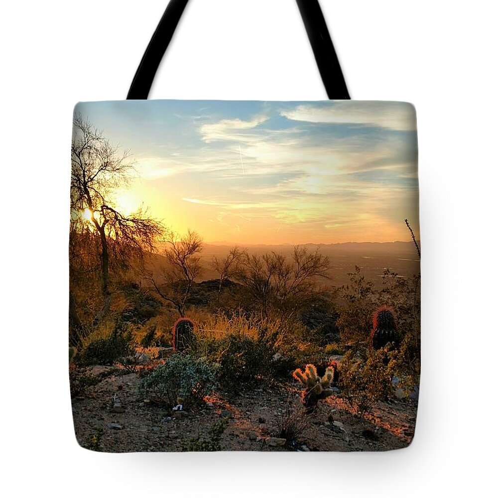  Tote Bag featuring the photograph Phoenix Sunset by Brad Nellis