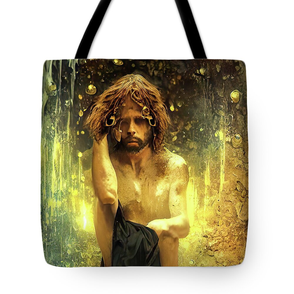 Surreal Tote Bag featuring the painting Rebirth #1 by Bob Orsillo