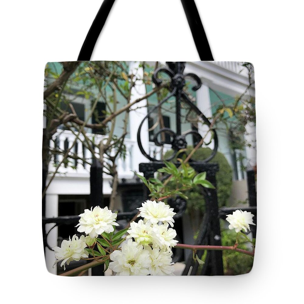 Roses Tote Bag featuring the photograph Roses #1 by Flavia Westerwelle