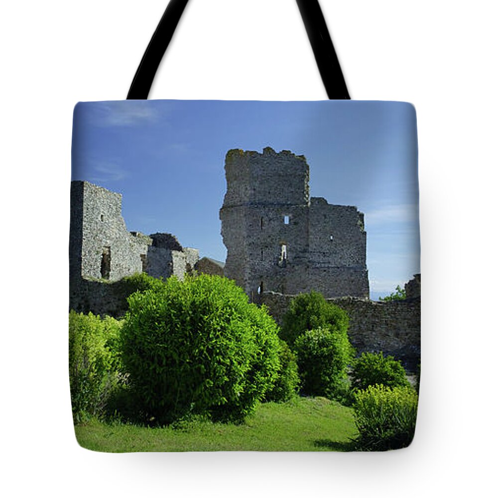 Landscape Tote Bag featuring the photograph Saissac over the centuries by Karine GADRE