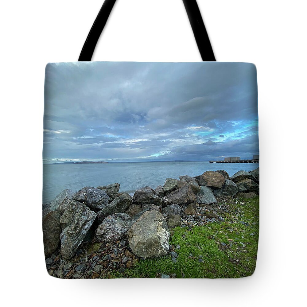 Seascape Tote Bag featuring the photograph Seascape by Anamar Pictures