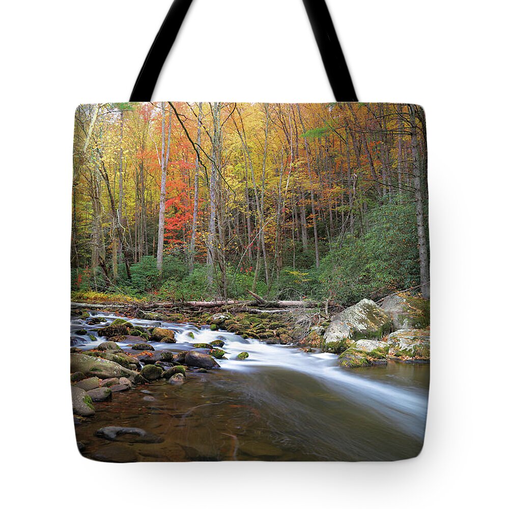 Tellico River Tote Bag featuring the photograph Tellico Magic #1 by Rick Lipscomb