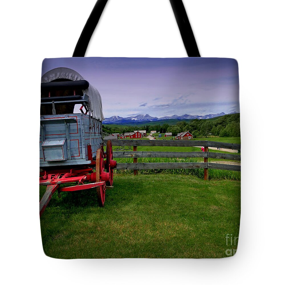 1875f Tote Bag featuring the photograph The Beauty Of The Bar U Ranch #1 by Al Bourassa