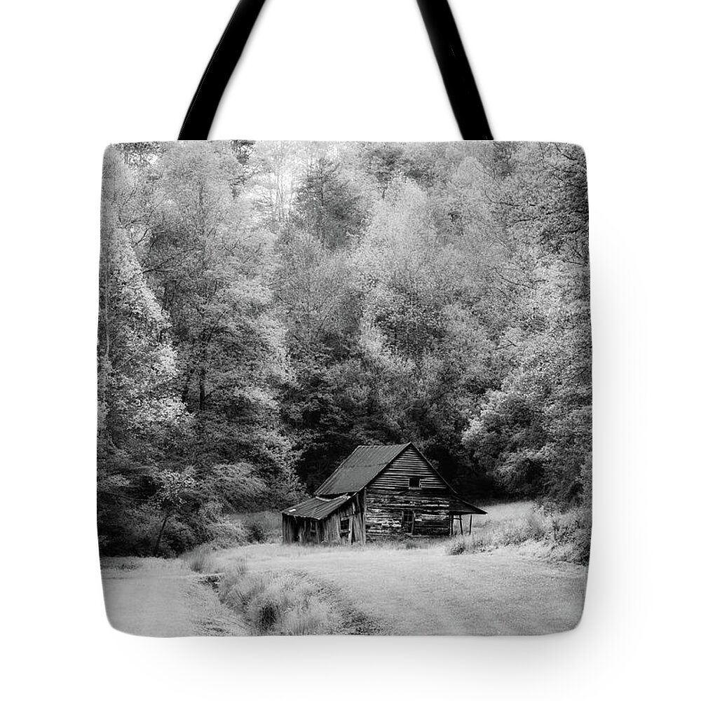 Building Tote Bag featuring the photograph The Old Homestead #1 by Nicki McManus
