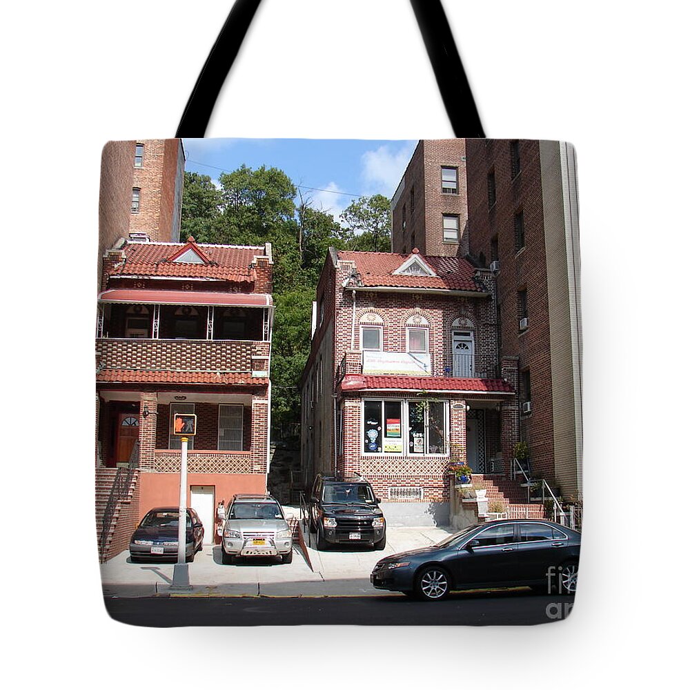 Inwood Tote Bag featuring the photograph Twin Houses by Cole Thompson