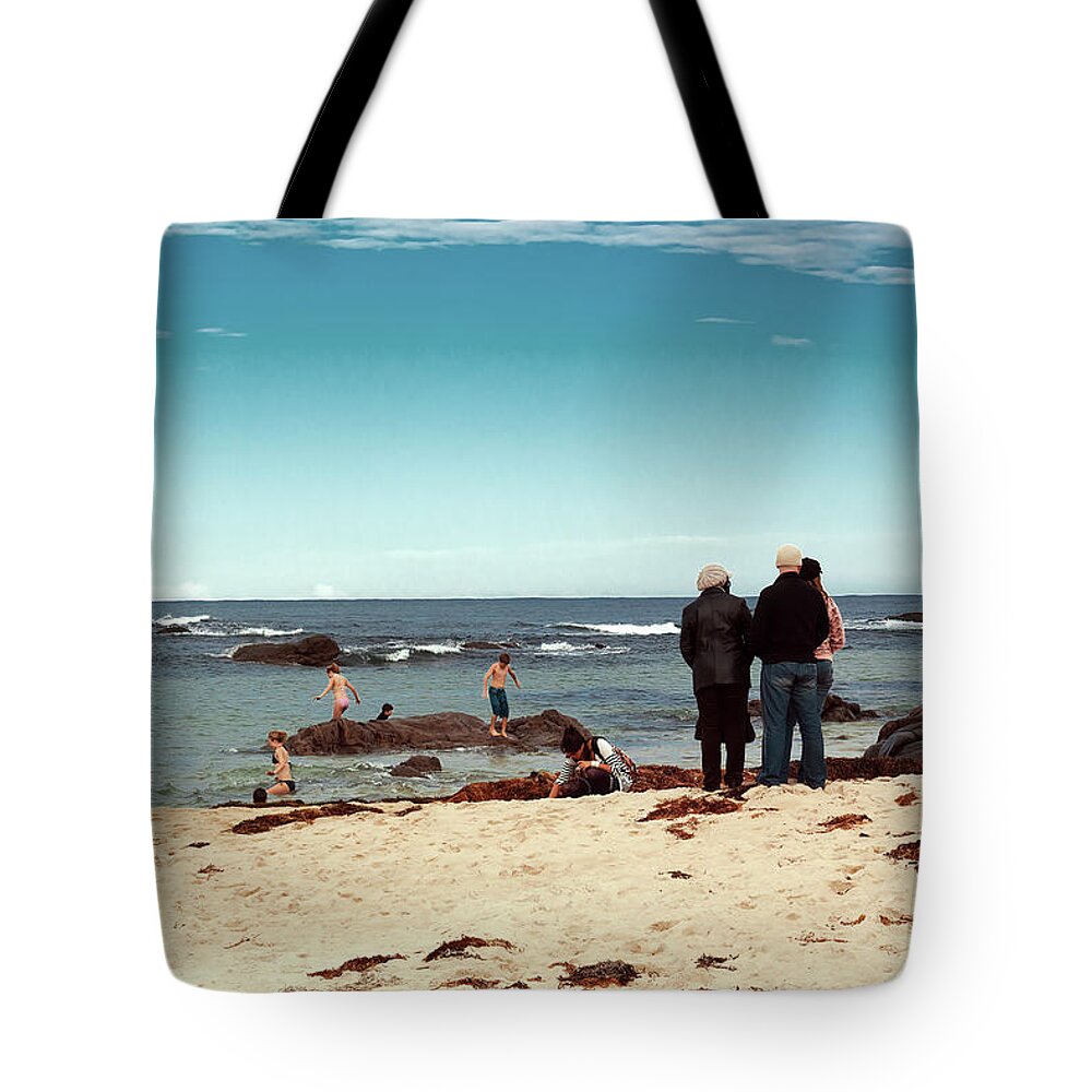 Windy Harbour Tote Bag featuring the photograph Windy Harbour, Western Australia #1 by Elaine Teague