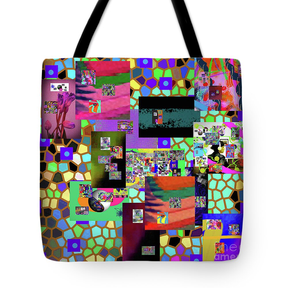 Walter Paul Bebirian: Volord Kingdom Art Collection Grand Gallery Tote Bag featuring the digital art 10-12-2021c by Walter Paul Bebirian