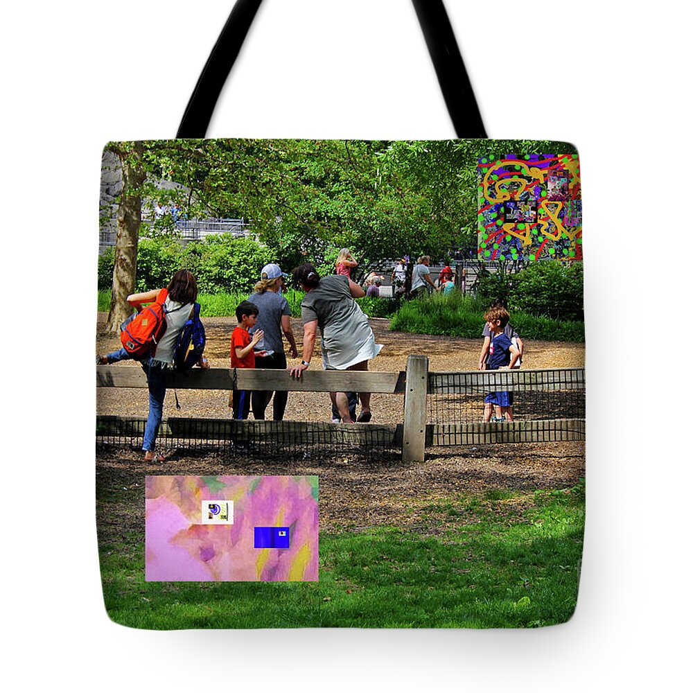 Walter Paul Bebirian: Volord Kingdom Art Collection Grand Gallery Tote Bag featuring the digital art 10-22-2021d by Walter Paul Bebirian