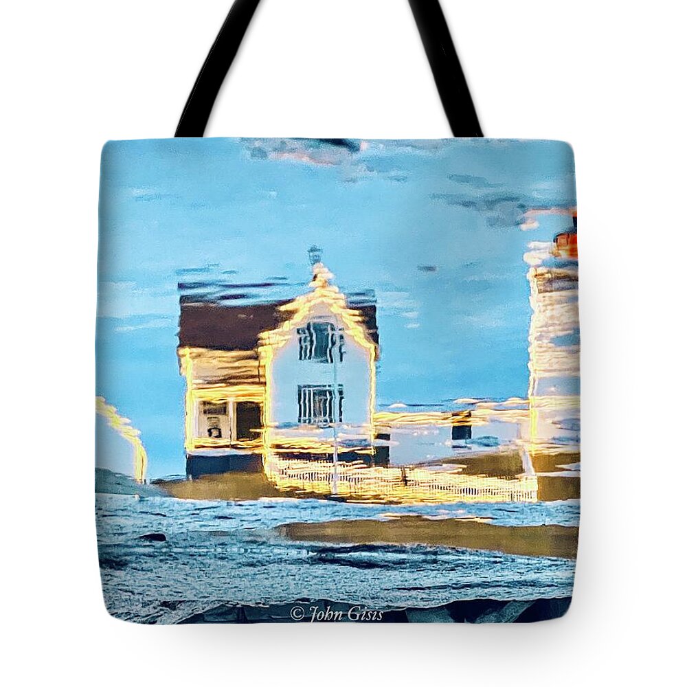  Tote Bag featuring the photograph Nubble #10 by John Gisis