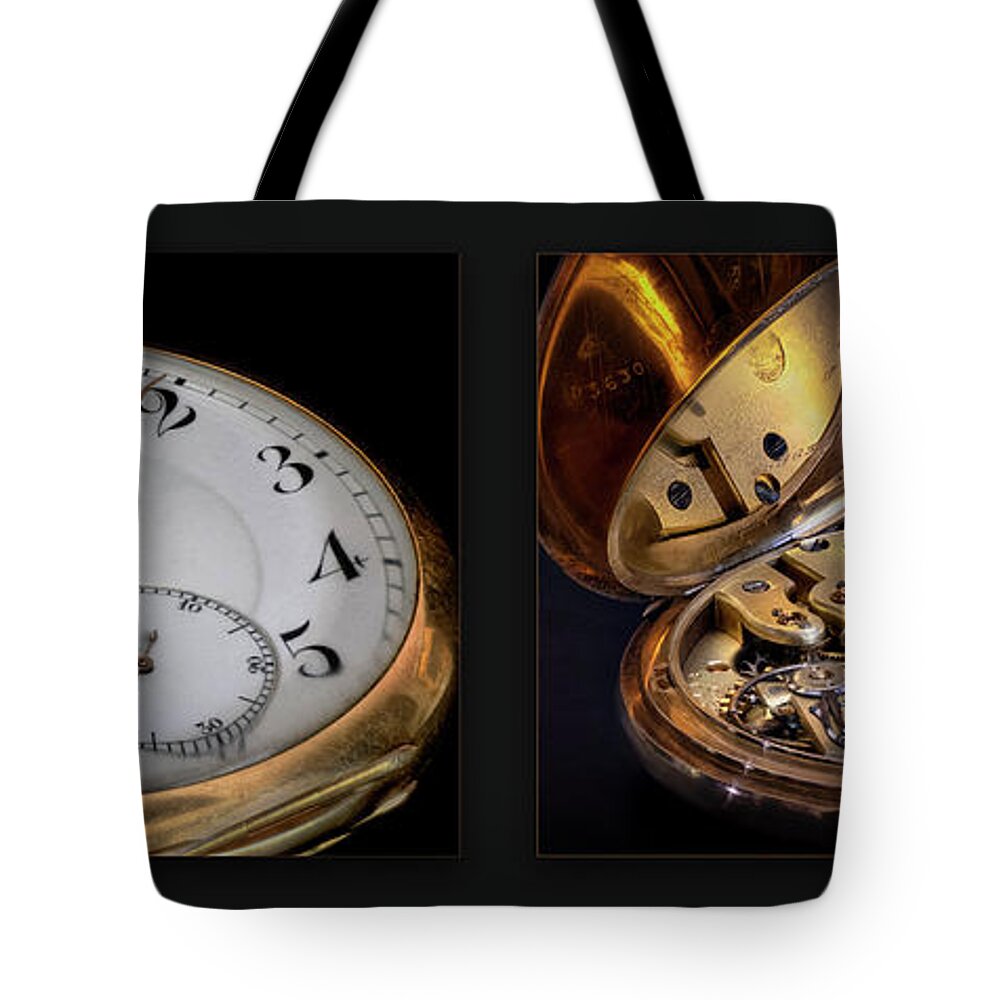 100 Year Old Pocket Watch Tote Bag featuring the photograph 100 Year Old Pocket Watch by Endre Balogh
