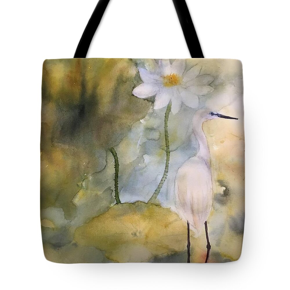 1192021 Tote Bag featuring the painting 1192021 by Han in Huang wong