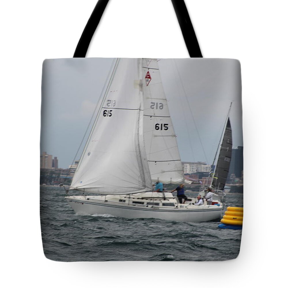  Tote Bag featuring the photograph The race #120 by Jean Wolfrum