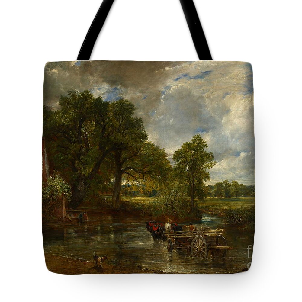The Hay Wain Tote Bag featuring the painting The Hay Wain #13 by John Constable