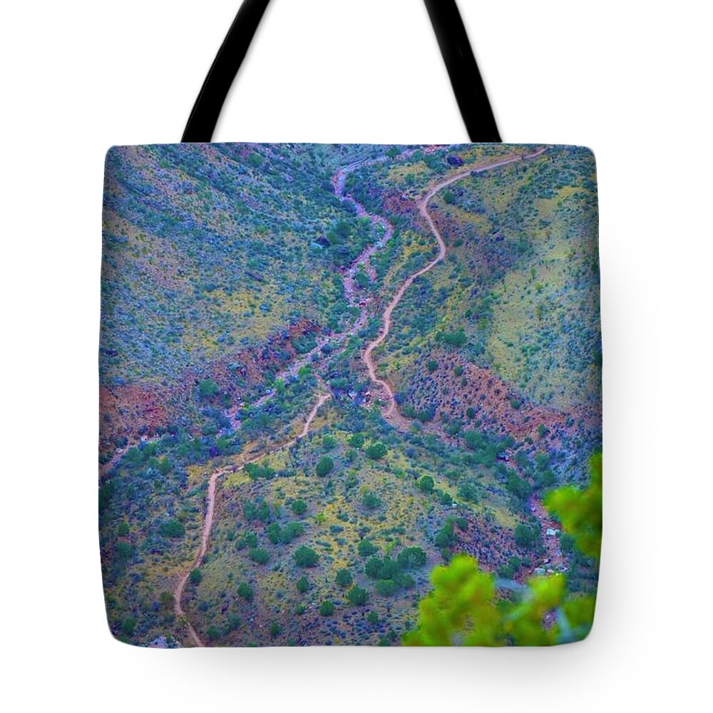 The Grand Canyon Tote Bag featuring the digital art The Grand Canyon #14 by Tammy Keyes