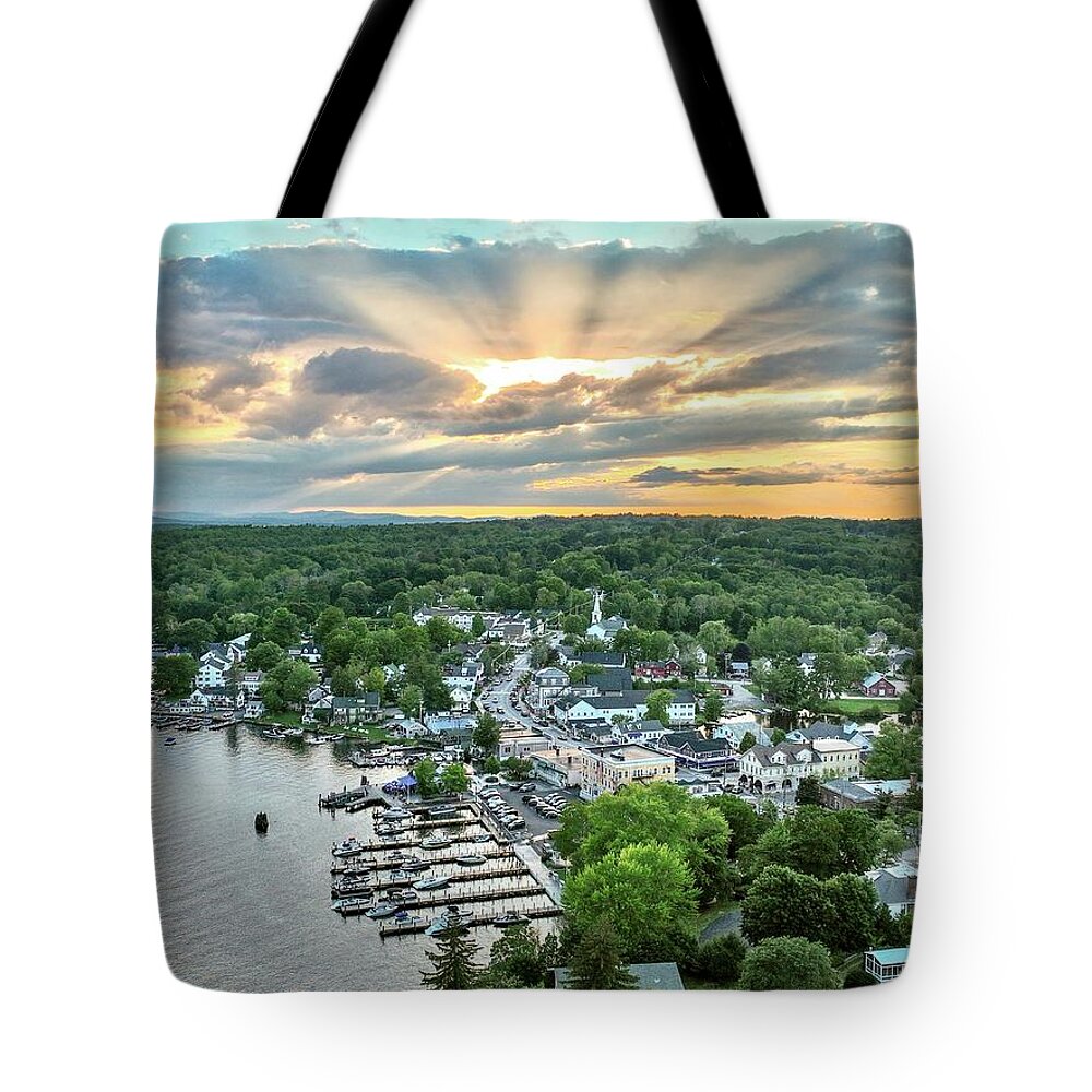  Tote Bag featuring the photograph Wolfeboro #14 by John Gisis
