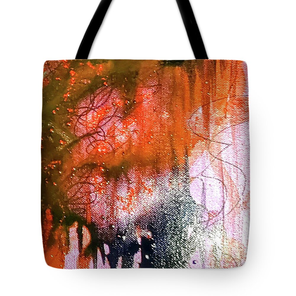  Tote Bag featuring the painting Untitled #16 by Karen Lillard