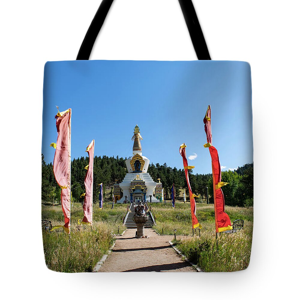 Photography Tote Bag featuring the photograph Colorado Stupa Photography 20160911-94 by Rowan Lyford