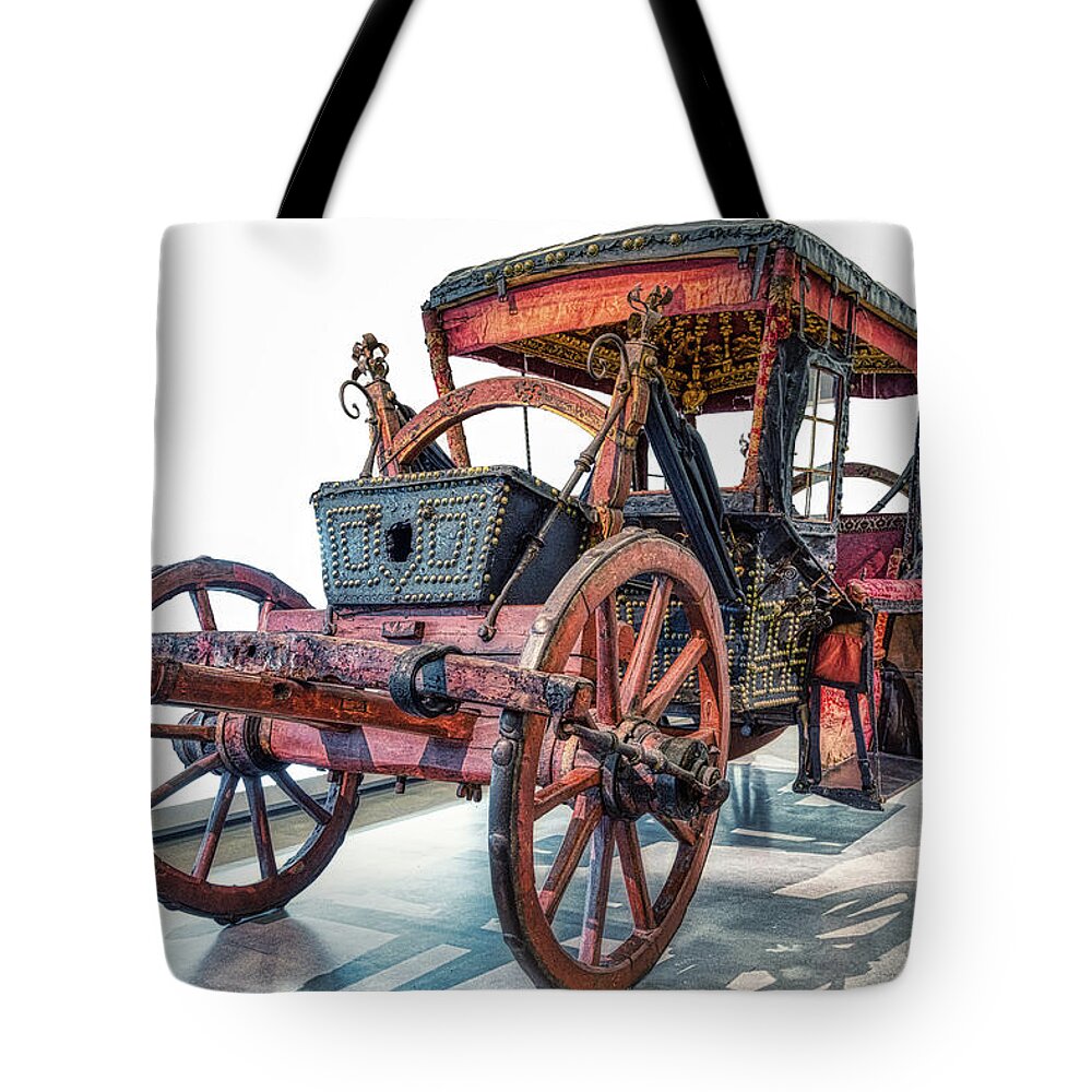 Coach Tote Bag featuring the photograph 16th-century Coach by Micah Offman