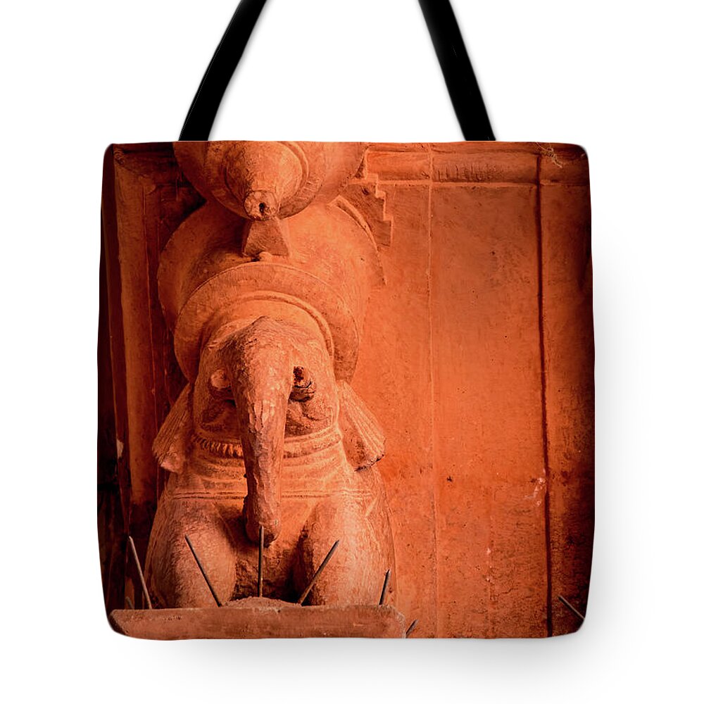 Architectural Tote Bag featuring the photograph Junagarh fort from Bikaner, Rajasthan #18 by Lie Yim