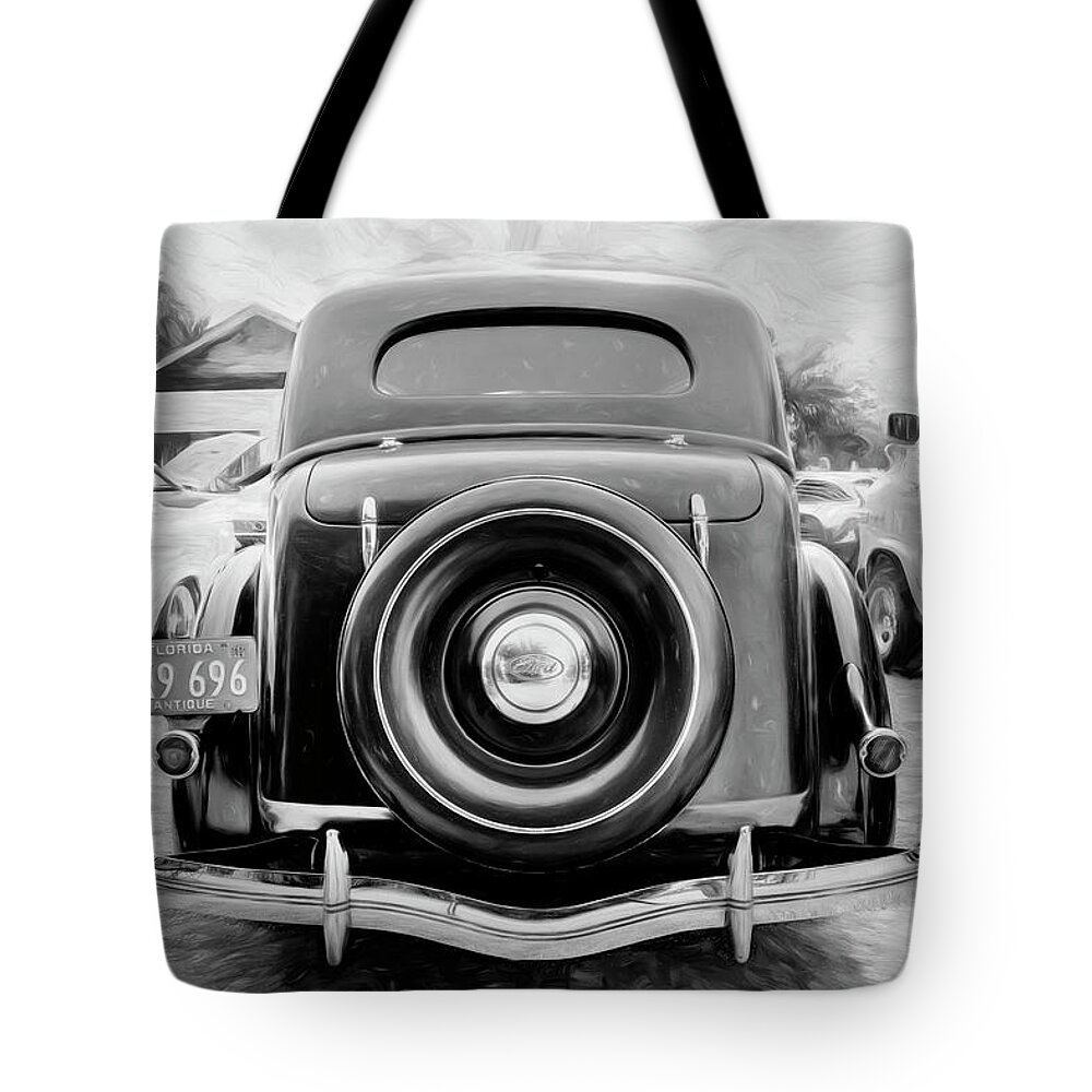 1936 Ford Tote Bag featuring the photograph 1936 Ford Sedan Humpback X116 by Rich Franco