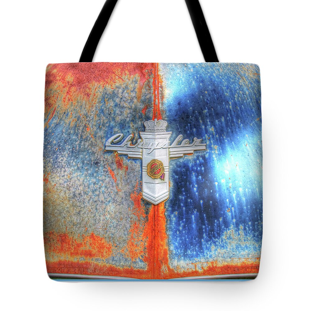 Fine Art Tote Bag featuring the photograph 1942 Chrysler by Robert Harris