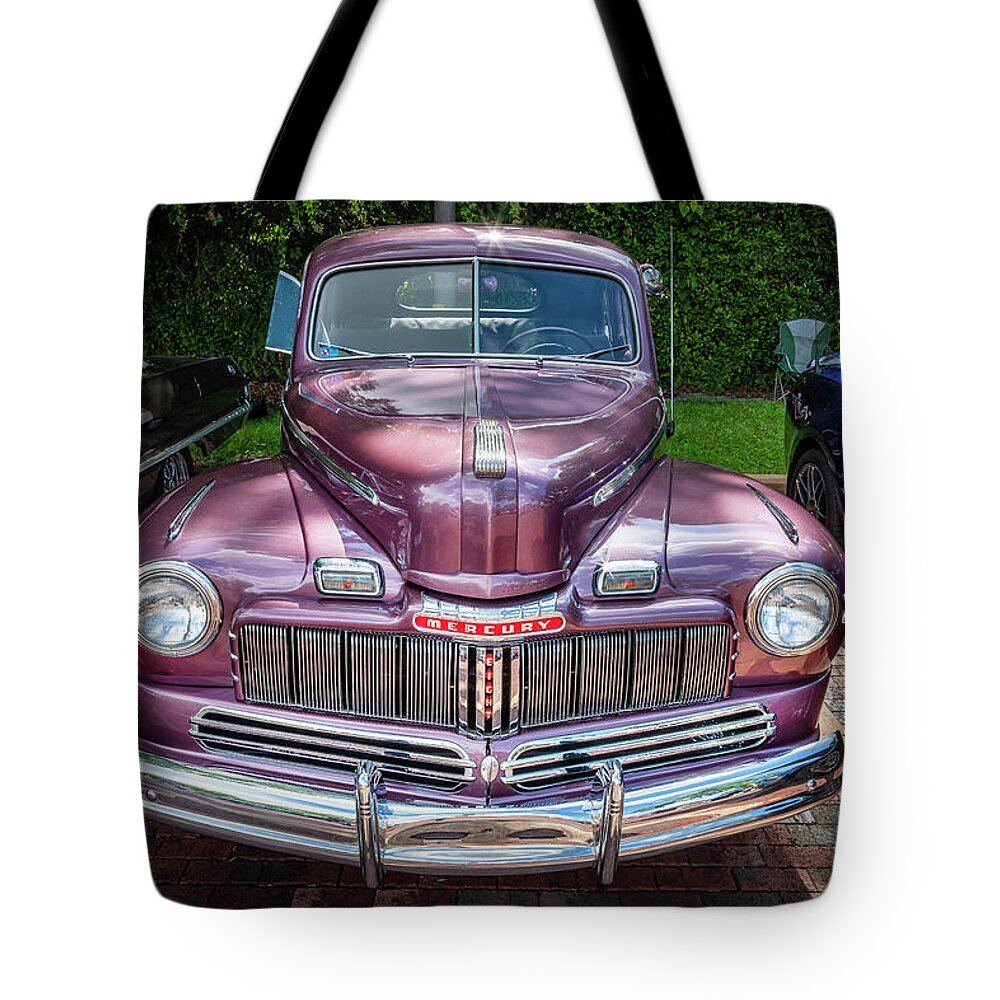 1946 Mercury 2 Door Club Coupe Tote Bag featuring the photograph 1946 Mercury 2 Door Club Coupe X100 by Rich Franco