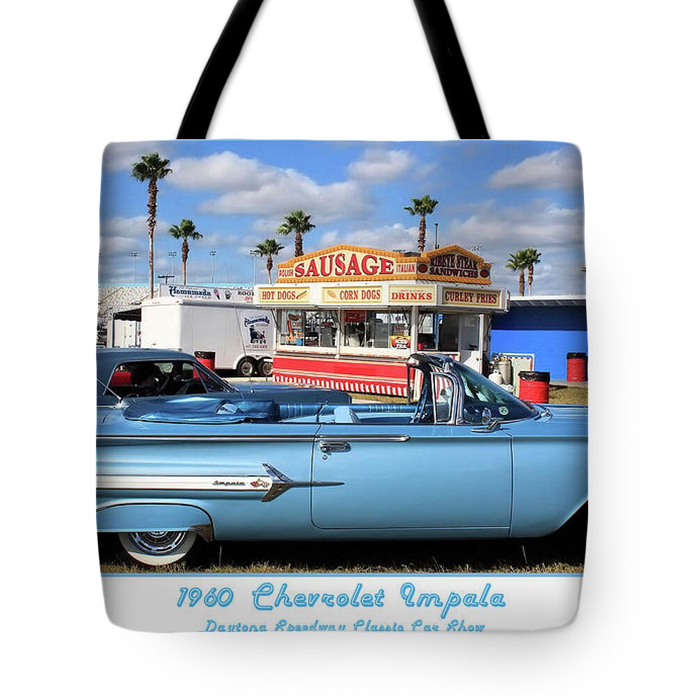 Fine Art Tote Bag featuring the photograph 1960 Chevy Impala by Robert Harris