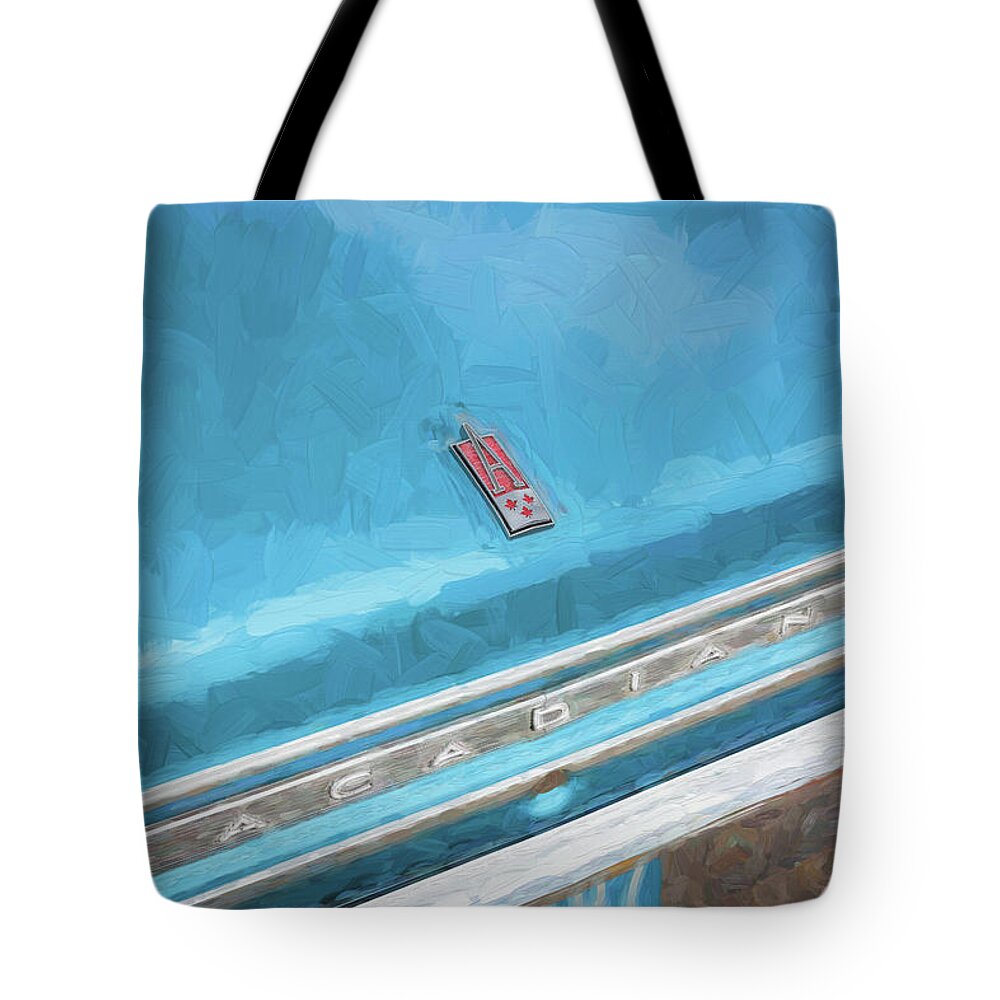 1967 Acadian Canso Sd Sport Deluxe Tote Bag featuring the photograph 1967 Acadian Canso SD Sport Deluxe X113 by Rich Franco