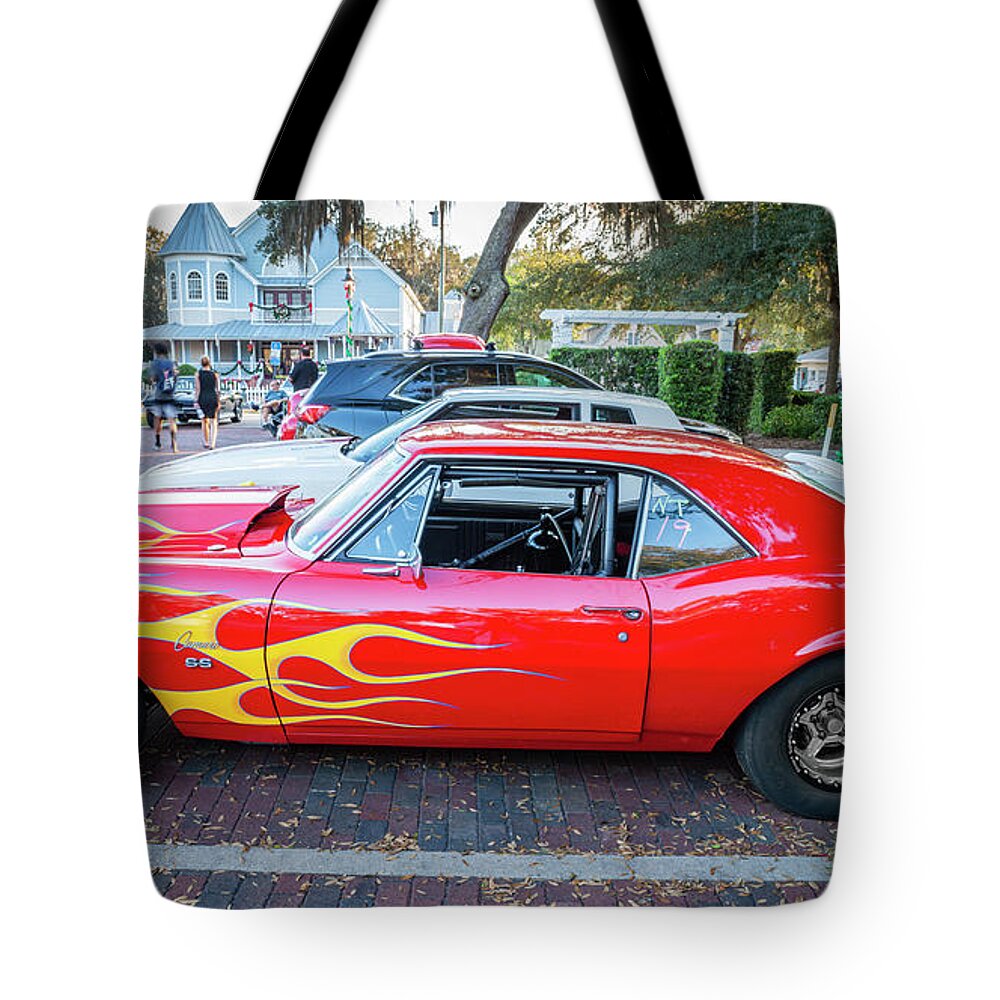 1968 Chevy Camaro Rs/ss 396 Tote Bag featuring the photograph 1968 Chevy Camaro RS/SS 396 X138 #1968 by Rich Franco