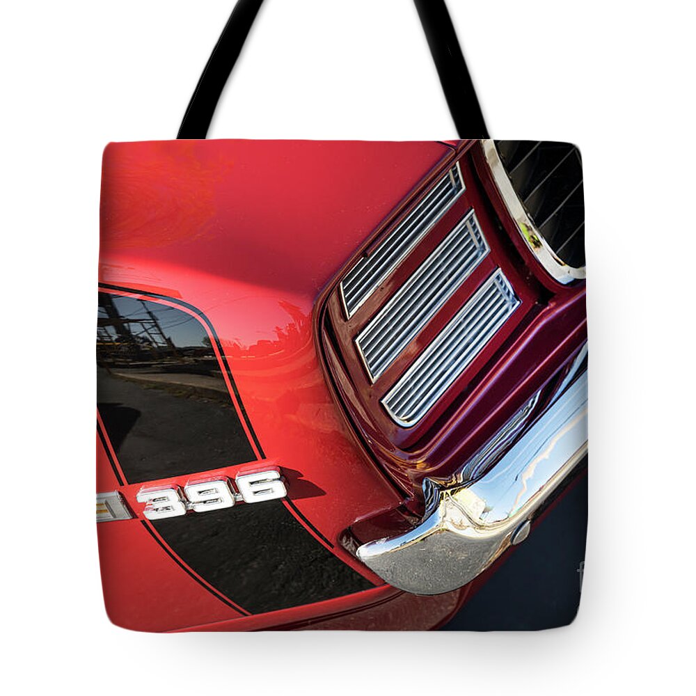 Automotive Tote Bag featuring the photograph 1969 Rally Sport Camaro by Dennis Hedberg