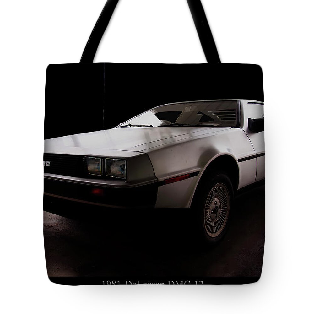 Classic Cars Tote Bag featuring the photograph 1981 DeLorean DMC 12 by Flees Photos