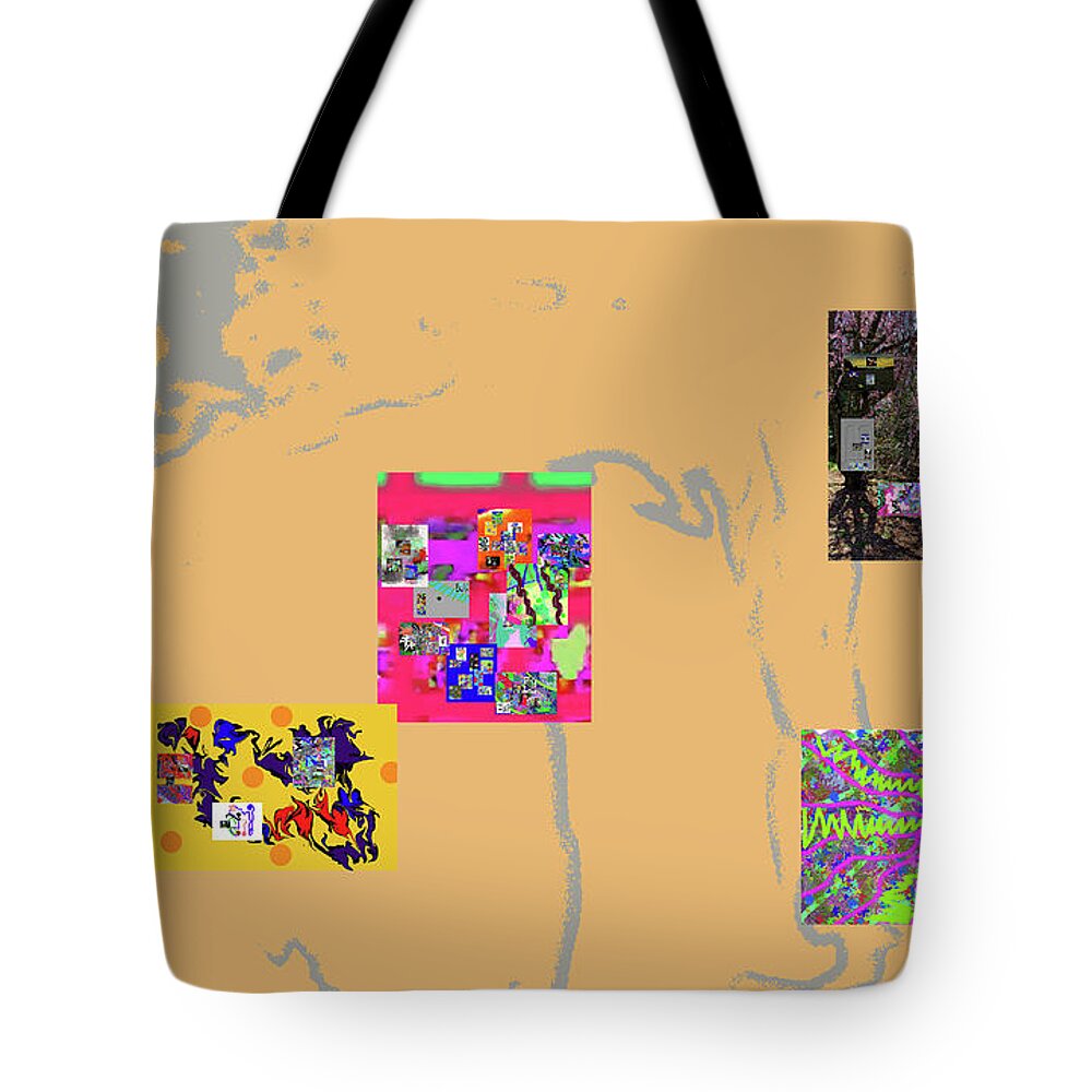  Tote Bag featuring the digital art 2-6-2023x by Walter Paul Bebirian