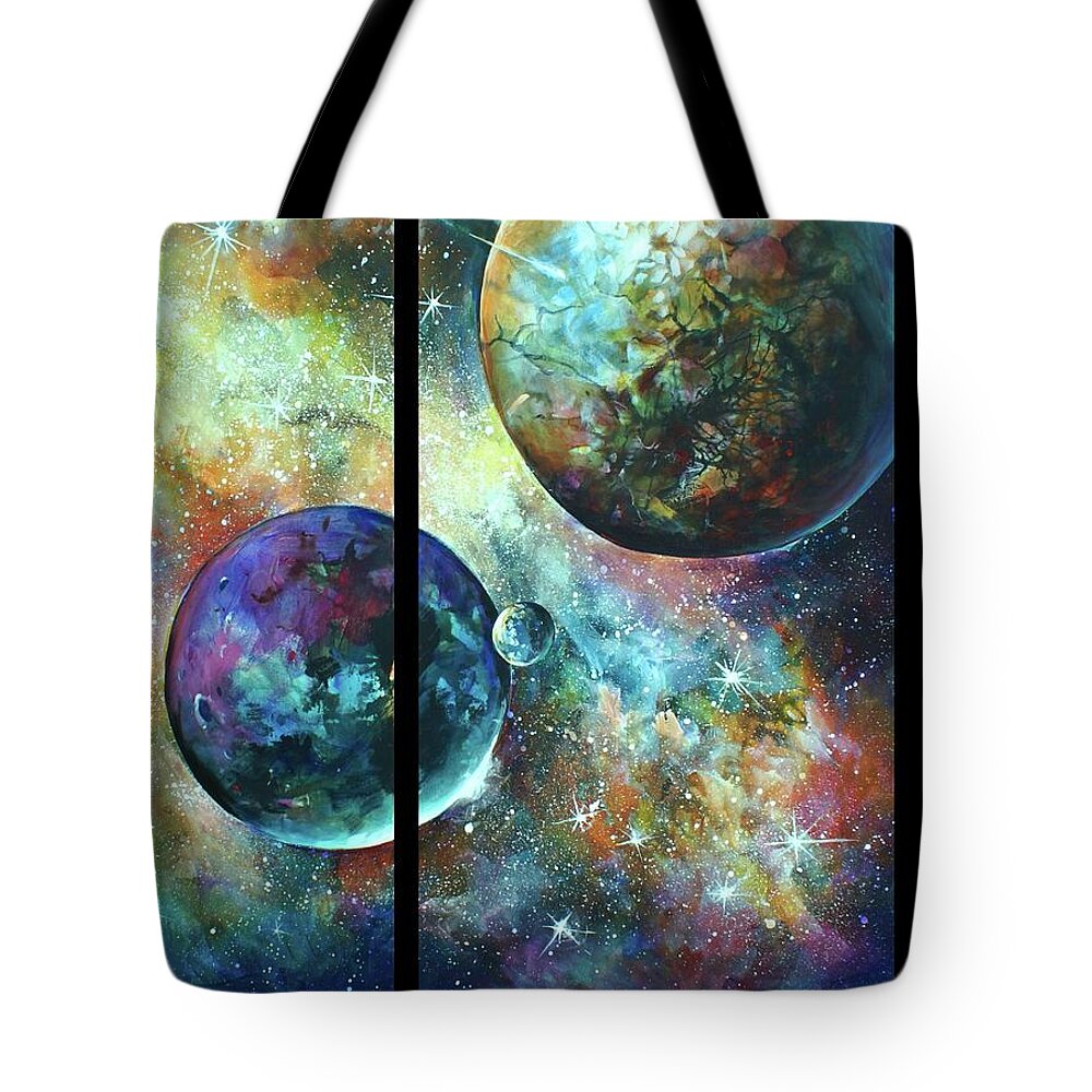  Tote Bag featuring the painting ...a Moment by Michael Lang