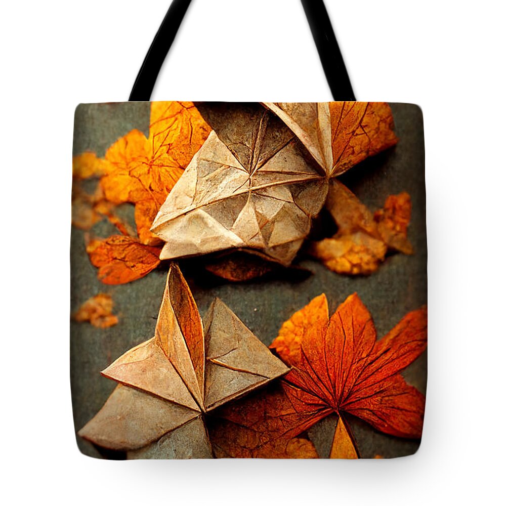 Autumn origami Tote Bag