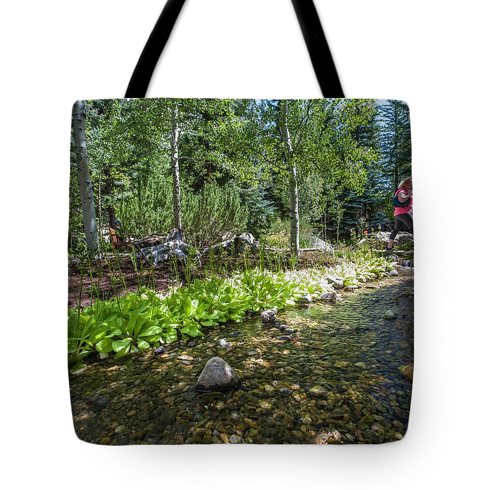 Woman Tote Bag featuring the photograph Betty Ford Alpine Gardens, Vail #2 by David L Moore