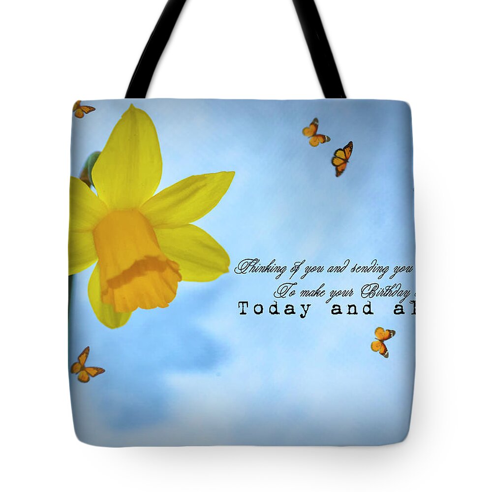 Spring Tote Bag featuring the photograph Birthday Wishes by Cathy Kovarik