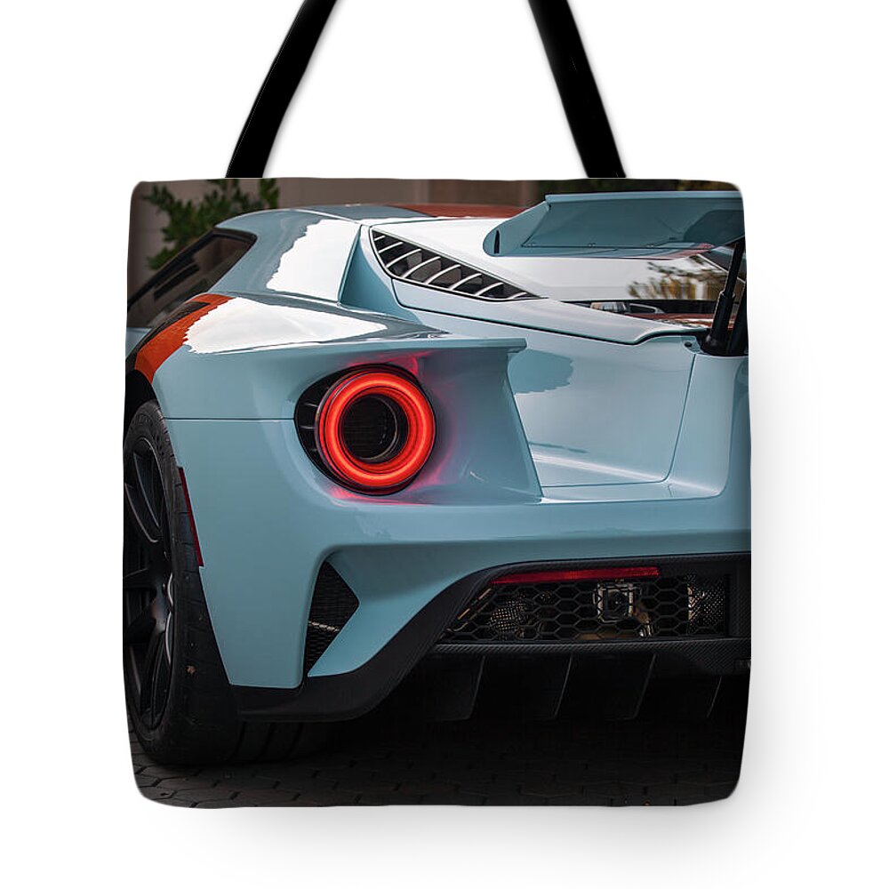 Cobra Tote Bag featuring the photograph #Ford #GT #Print #2 by ItzKirb Photography