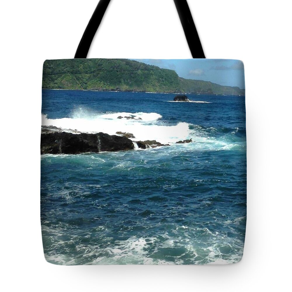  Tote Bag featuring the painting Lisloffinna by Trevor A Smith
