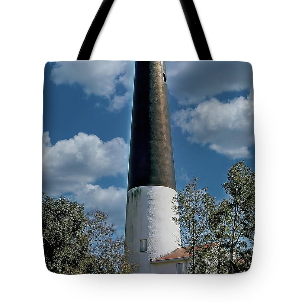 Florida Tote Bag featuring the photograph Pensacola Lighthouse #2 by Anthony Dezenzio